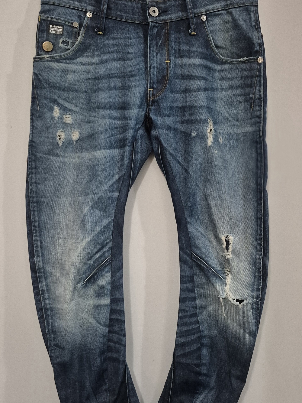 G-Star Arc 3D Slim Distressed Blue Men’s Jeans